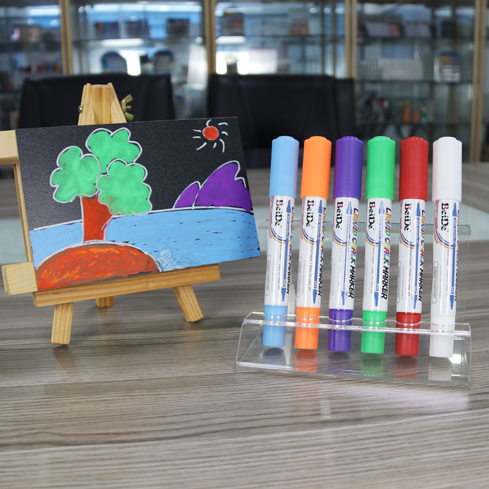 Dual-Tip Liquid Chalk Marker（0.7/3MM+6MM)